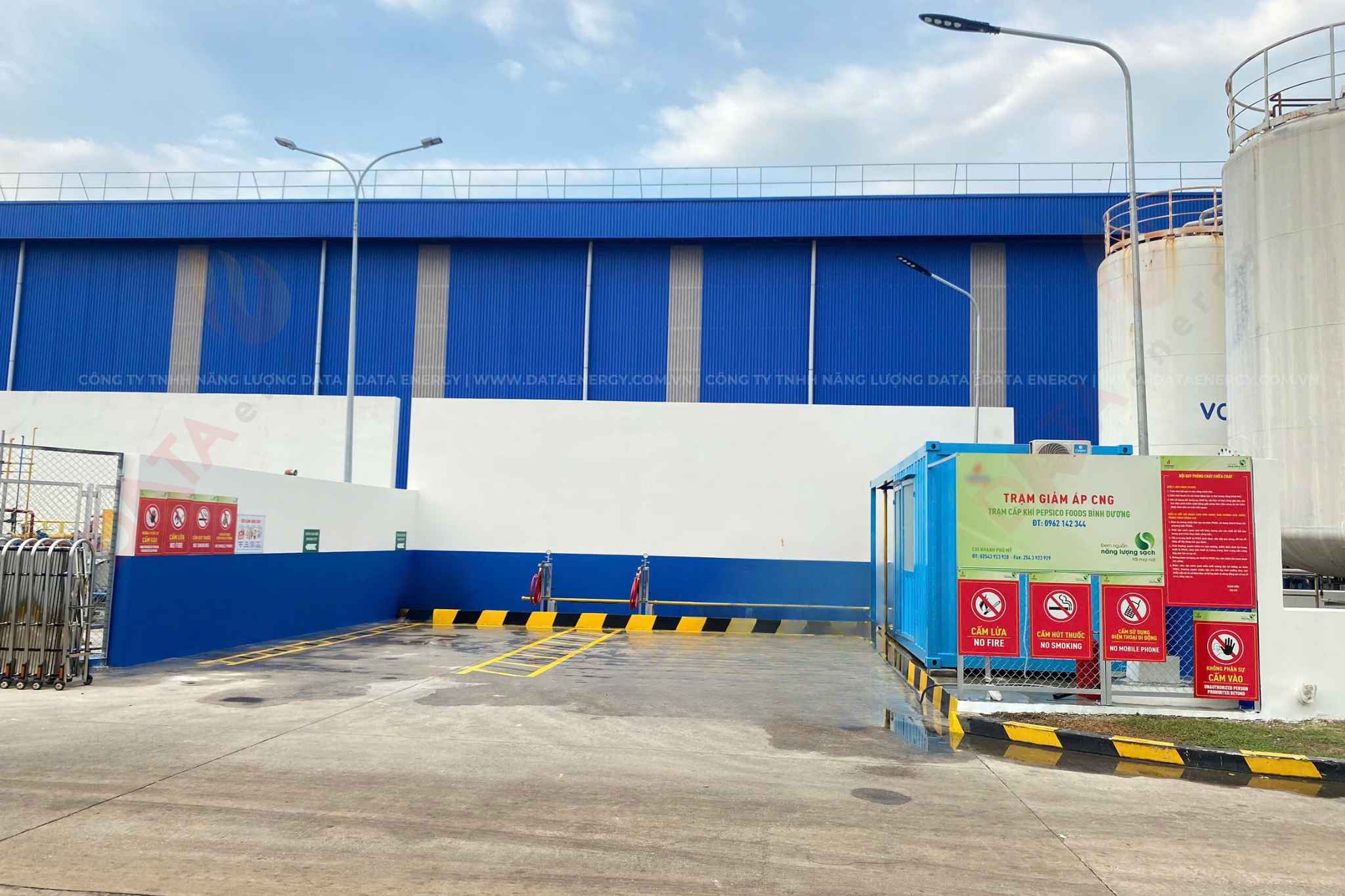 Lắp đặt hệ thống cng cho nhà máy pepsi